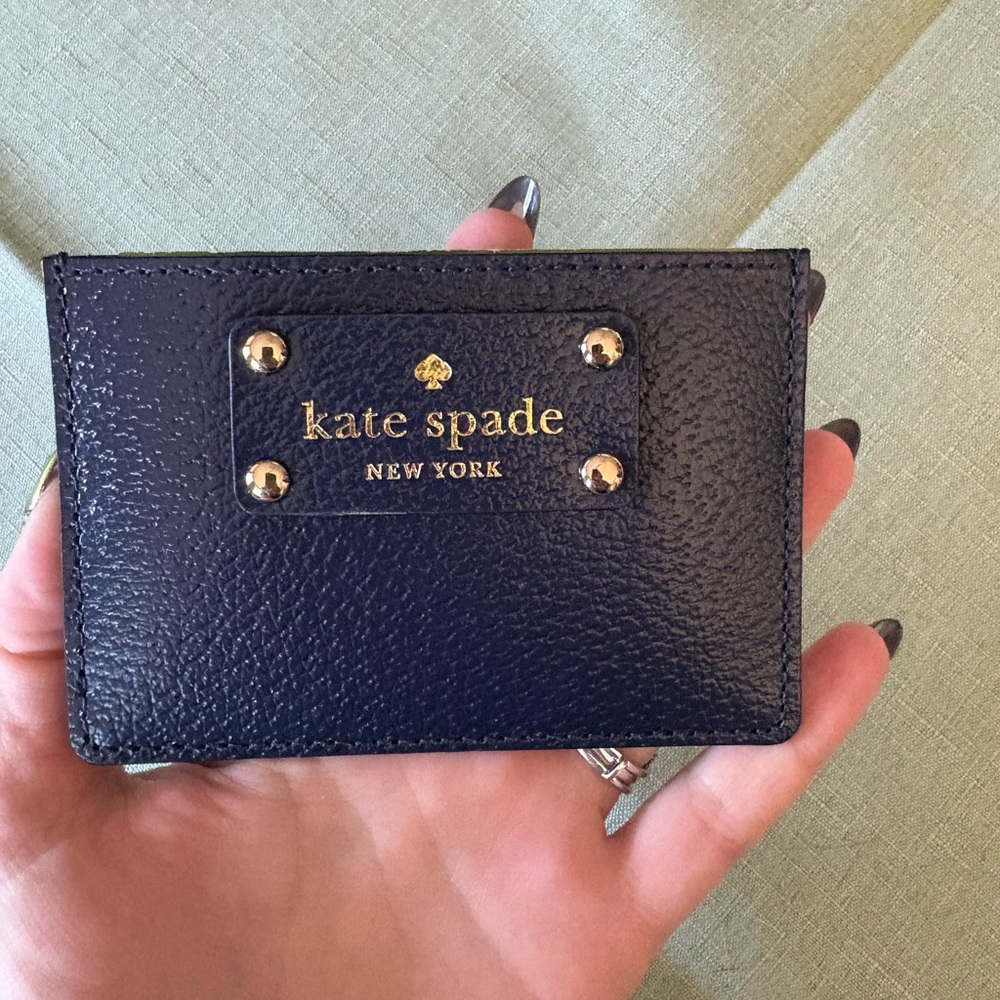 Kate Spade Navy Card Holder - NWT